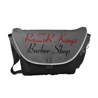 RaZoR Kingz Barber Shop Promotional Courier Bags