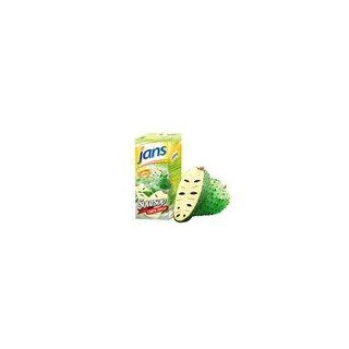 Juice Soursop 100% (Graviola Juice)   8.45oz [96 units] by Jans.  Fruit Juices  Grocery & Gourmet Food