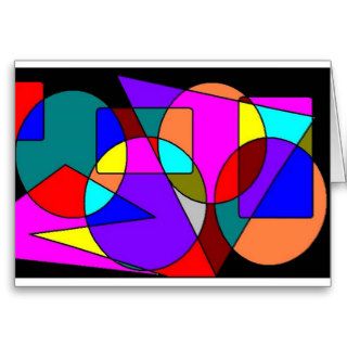colors & shapes card