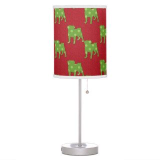 Christmas Pug Themed Home Decor   Pillows, Lamps
