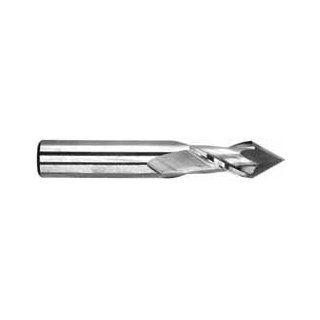 Melin Tool AMG DP Carbide Drill Mill, Uncoated (Bright) Finish, 30 Deg Point Angle, 2 Flutes, 3.5" Overall Length, 0.625" Cutting Diameter, 0.625" Shank Diameter