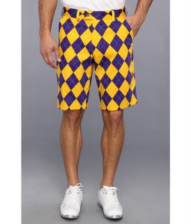 Loudmouth Golf Purple and Gold Short Mens Shorts (Multi)