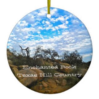 Enchanted Rock Austin Texas Hill Country Souvenir Christmas Tree Ornament