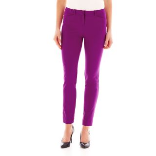 Worthington Trouser Pants, Purple, Womens