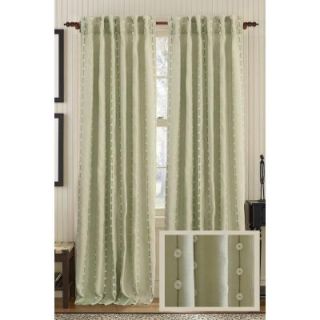 Fine Living Edition Linen Fog Green Rod Pocket Curtain 126