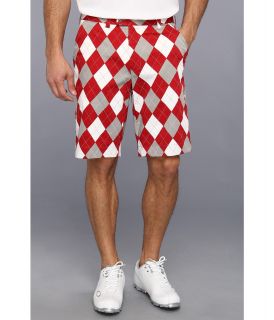 Loudmouth Golf Red Gray White Short Mens Shorts (Multi)