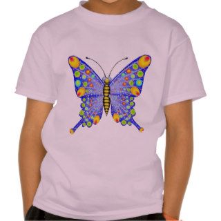 Glitter look butterfly shirt