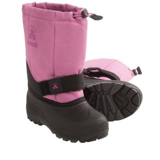 Kamik RocketW Winter Boots   Waterproof (For Youth Girls)   PINK (6 )