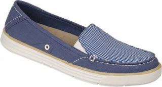 Womens Dr. Scholls Waverly   Navy Gingham Fabric Slip on Shoes