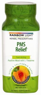 Rainbow Light   PMS Relief With Corydalis & California Poppy   30 Tablets