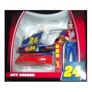 Jeff Gordon # 24 NASCAR DuPont Collectible Ornament Set.Jeff Gordon # 24 DuPont Car 3 inchs long & 3 inches tall & Jeff Gordon Figure 4 inchs Tall by Trevco  Other Products  