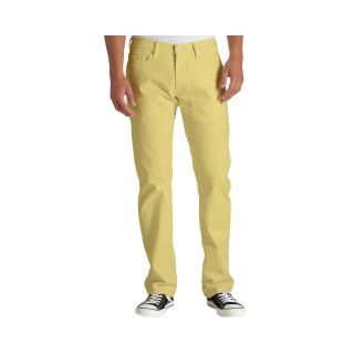 Levis 514 Straight Jeans, Yellow, Mens
