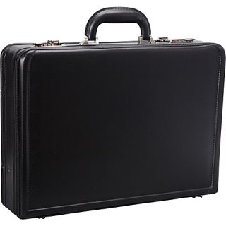 Expandable 15.6 Laptop Attach Case Black   Mancini Leathe
