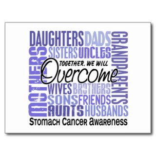 Family Square Stomach Cancer Postcards