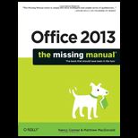 Office 2013 Missing Manual