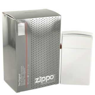 Zippo Silver for Men by Zippo EDT Refillable Spray 3 oz