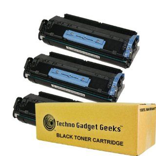 Techno Gadget Geeks 3pk 106 Toner Cartridge for Canon Printer Canon ImageClass MF6530 MF6531 MF6550 MF6560 MF6580 MF6580cx LaserBase MF6530 MF6540PL MF6550PL LaserBase MF6560PL LaserBase MF6580 Black 5000 pages Electronics