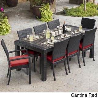 Rst Brands Rst Brands Deco 9 piece Dining Set Patio Furniture Red Size 9 Piece Sets