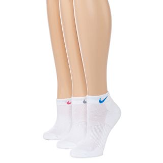 Nike 3 pk. Low Cut Socks, Blue/Gray/Pink, Womens