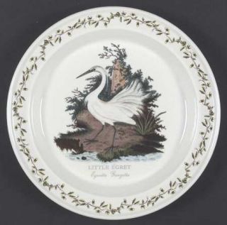 Portmeirion Birds Of Britain (Acorn & Leaf Rim) Dinner Plate, Fine China Dinnerw