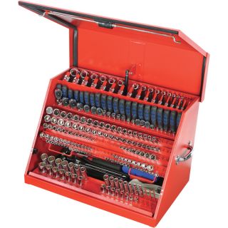 Montezuma Steel Open Top Tool Truck Box   Red, 30 Inch W x 19 Inch D x 20 1/8
