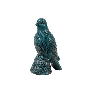 Urban Trends Collection Turquoise Ceramic Bird Accent Piece