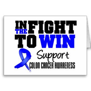 Colon Cancer In The Fight To Win Card
