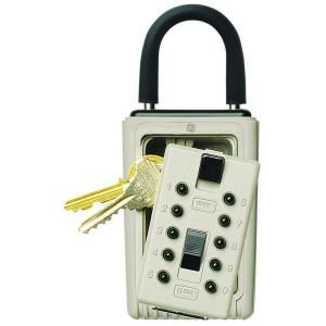 KeySafe Portable Pushbutton Combination 3 Key Lockbox 001404