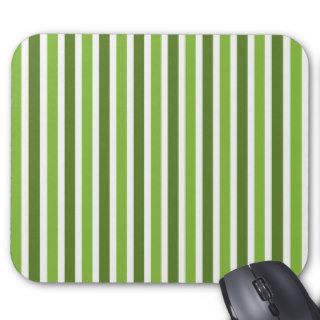 Vertical Stripes Mousepad, Green