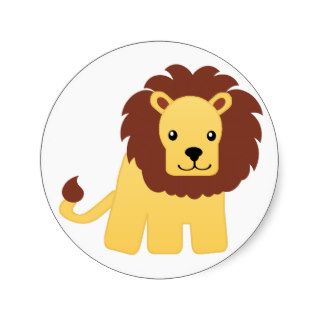 Lion   King of the Jungle Stickers