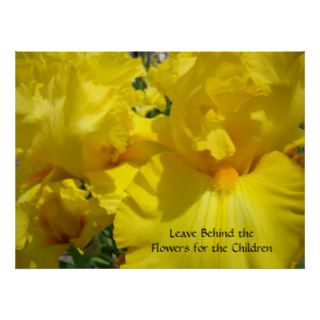 Leave Behind the Flowers for the Children prints