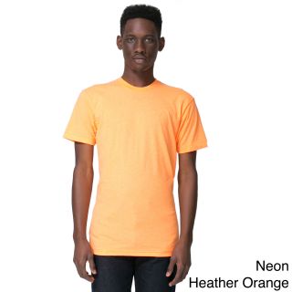American Apparel American Apparel Unisex Poly cotton Crew Neck T shirt Orange Size XS