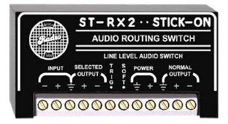 RDL ST RX2 Audio Routing Switcher Switched to One of Two Destinations Line Level Source   Power Supply Included 