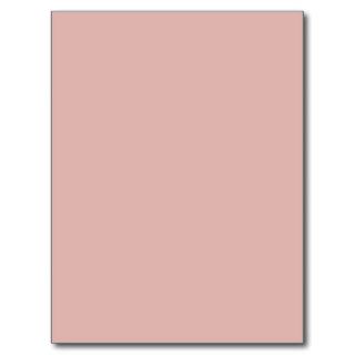 Dusty Rose Pink Color Trend Blank Template Postcards