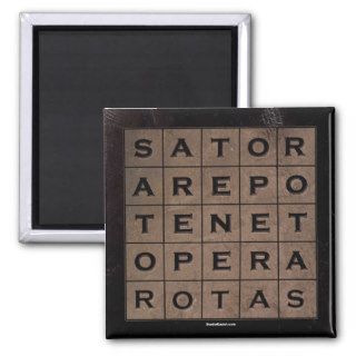 SATOR AREPO Square Refrigerator Magnets