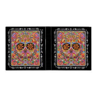 Colorful Day of the Dead Sugar Skull Binder