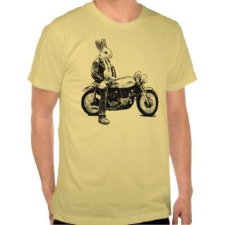 Bunny biker t shirts