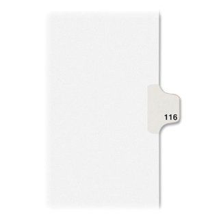 Avery Individual Legal Dividers, Letter Size, #116, 25 Pack (01116)  Binder Index Dividers 
