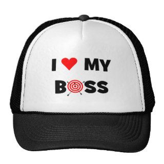 I love my boss mesh hats