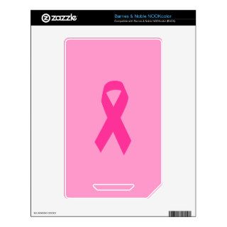 Pink Awareness Ribbon NOOK Color Skin