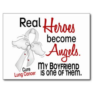 Heroes Become Angels Boyfriend Lung Cancer Post Card