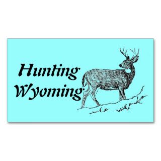 Hunting Wyoming Business Card Templates