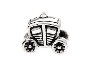 Authentic Silverado Sterling Silver Princess Carriage Bead for Charm Bracelet Finejewelers Sports & Outdoors
