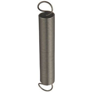 Associated Spring Raymond T32610 Music Wire Extension Spring, Steel, Metric, 28 mm OD, 2.5 mm Wire Size, 64.3 mm Free Length, 119.9 mm Extended Length, 157.0 N Load Capacity, 2.39 N/mm Spring Rate (Pack of 10)
