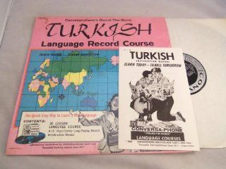 Turkish   Language Record Course LP   Conversa Phone   CX 132 Music