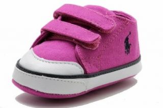 Polo Ralph Lauren Infant Girl's Chandler Low EZ Fashion Canvas Layette Shoes First Walkers Shoes Shoes