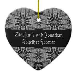 Beautiful baroque Together Forever Ornament