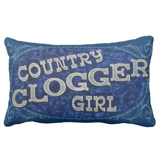 Country Clogger Girl Clogging Pillow