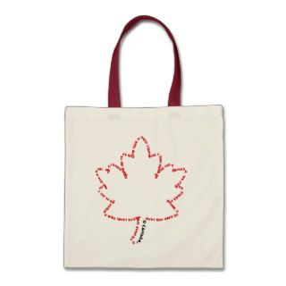 O Canada National Anthem in a Maple Leaf Bags