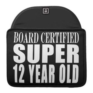 Funny Birthday B. Certified Super Twelve Year Old Sleeves For MacBook Pro